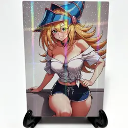 Yu-Gi-Oh! Dark Magician Girl Sexy Anime Waifu Girl Lewd Goddess Story Art Card - Image 2