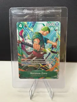 Roronoa Zoro P-114 Exclusive Convention One Piece TCG Promo Card Sealed English - Image 1