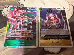 One Piece Perona OP14-033/111 SR The Azure Sea's Seven Foil English NM - Image 1