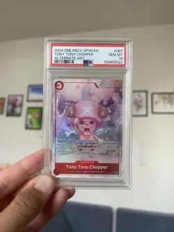 2024 ONE PIECE OP08-TWO LEGENDS ALTERNATE ART #007 TONY TONY CHOPPER PSA 10 - Image 1