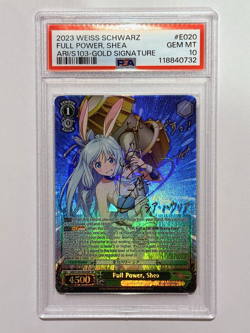 Weiss Schwarz Arifureta - Full Power, Shea SP Signed Gold Signature PSA 10 ENG - Image 1