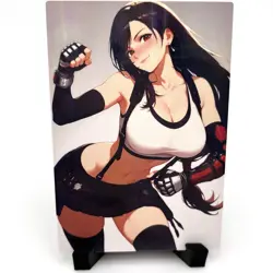 Final Fantasy Tifa Lockhart Sexy Anime Waifu Girl Lewd Goddess Story Art Card - Image 1