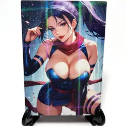 Psylocke Sexy Hot Anime Waifu Girl Doujin Lewd Goddess Story ACG Holo Art Card - Image 1
