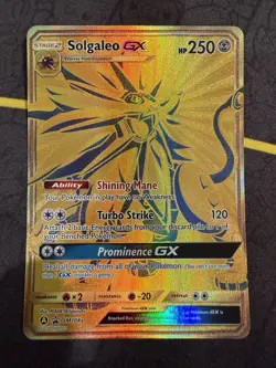 Pokemon Card Solgaleo GX Promo Holo Sun & Moon SM104a NM - Image 1