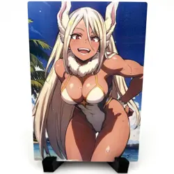 My Hero Academia Mirko Sexy Anime Waifu Girl Doujin Lewd Goddess Story Art Card - Image 2