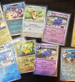 Pokemon 151 Lot: 59 Holo & Reverse Holo Cards - Near Mint (NM) - Sleeved - Image 1