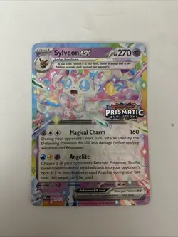 Sylveon ex - (Prismatic Evolutions Stamp) 041/131 Miscellaneous Cards & Products - Image 1