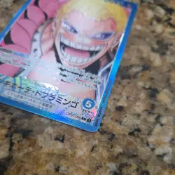 Donquixote Doflamingo OP01-060 L Parallel ROMANCE DAWN ONE PIECE Card Japanese - Image 2
