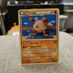 Primeape Pokemon TCG HGSS Unleashed Rare Card #22/95 - Image 1