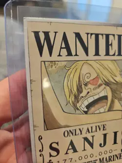 2022 ONE PIECE Epic Journey Panini Card 129 SANJI WANTED TCG - Image 2