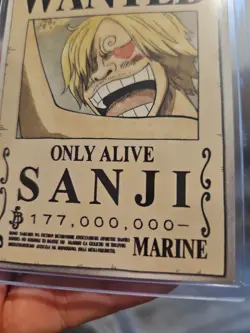 2022 ONE PIECE Epic Journey Panini Card 129 SANJI WANTED TCG - Image 4