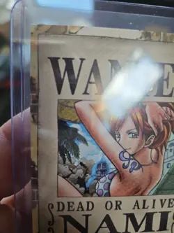 Panini Epic Journey One Piece NAMI Gold Wanted Poster Trading Card Wanted 122 - Image 2