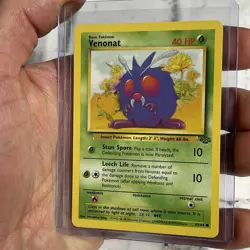 Venonat 63/64 Common 1999 Jungle Unlimited WOTC Pokemon Card NM/MT Never Played - Image 2