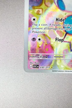Marill 232/217 IR Ascended Heroes Holo Pokemon Card NM - Image 4
