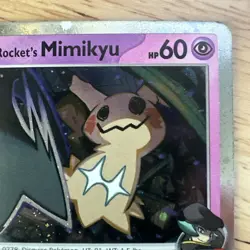 Team Rocket's Mimikyu (Prerelease) 087/182 Miscellaneous Cards & Products Holo - Image 4