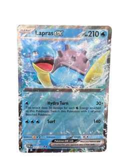pokemon cards larpas EX holo color, blue, normal size brand perfect order - Image 1