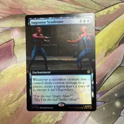Impostor Syndrome 251 (Extended Art) Mythic MTG Spider-Man FOIL - Image 1