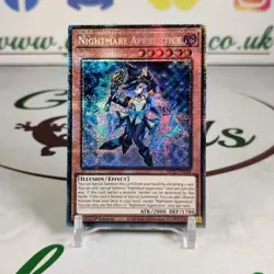 Nightmare Apprentice MP25-EN004 Starlight Rare 1st Ed Yugioh Card Near Mint - Image 1