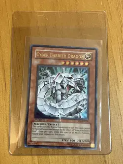 Yu-Gi-Oh! Cyber Barrier Dragon SOI-EN006 1st Edition Super Rare TCG card - Image 1