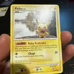 Pokemon Pichu TCG Mysterious Treasures Card 93/123 Regular Common - Image 2