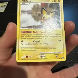 Pokemon Pichu TCG Mysterious Treasures Card 93/123 Regular Common - Image 3