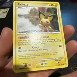 Pokemon Pichu TCG Mysterious Treasures Card 93/123 Regular Common - Image 5
