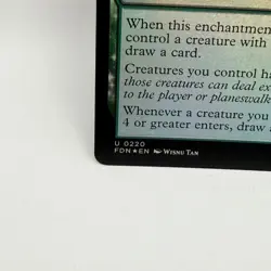 Garruk's Uprising 0220 FDN Foundations Foil Green Enchantment MTG Card 2024 - Image 3