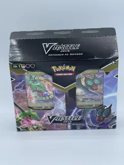 Pokemon Card Game - V Battle Decks - RAYQUAZA VS. NOIVERN (Two 60-Card Decks+) - Image 1