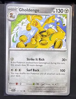 Pokemon Gholdengo ex 252/182 Paradox Rift CGC 9 PLUS 3 Bonus Cards - Image 5