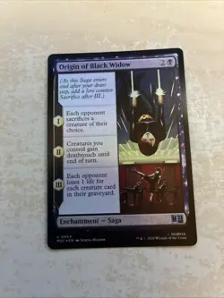 Origin of Black Widow Commander: Marvel Super Heroes Foil - Image 1