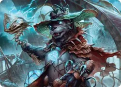 Tempest Angler Art Card - Art Series: Bloomburrow - Image 1