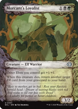 Morcant's Loyalist (Showcase Foil) - Lorwyn Eclipsed (ECL) - Image 1