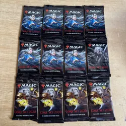 Magic: The Gathering Core Set 2020 Lot 12 Draft Booster Packs Factory Sealed - Image 1