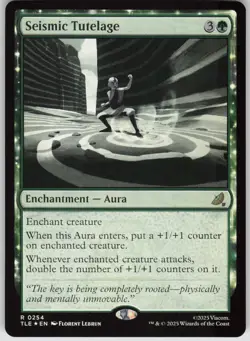 MTG Seismic Tutelage Foil NM Avatar: The Last Airbender: Eternal Legal Magic 254 - Image 1