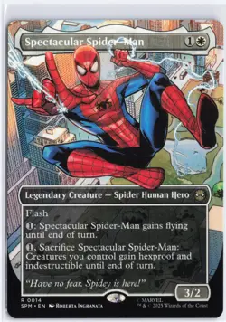 Spectacular Spider-Man (Borderless) R Marvel's Spider-Man 14 NM - Image 1