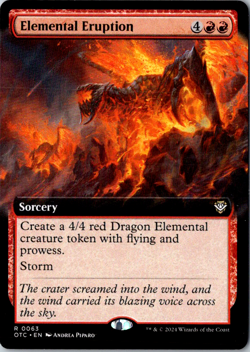 Elemental Eruption (Extended Art) Commander: Outlaws of Thunder Junction 63 Near - Image 1