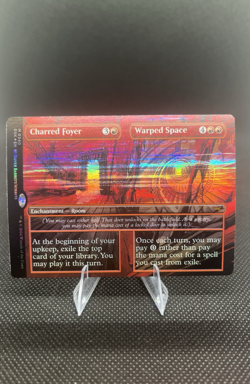 [MTG] Charred Foyer // Warped Space (Borderless) (0340) (DSK) NM - Image 2