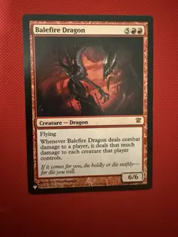 Magic the gathering Balefire Dragon 129/264 the list of reprints Mythic Regular - Image 1
