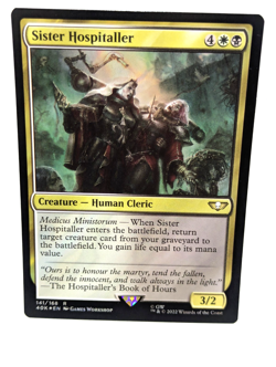Sister Hospitaller - Warhammer 40,000 - Rare - Surge Foil - 40K 019 - Image 1