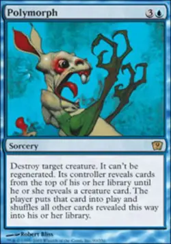 1x Polymorph Heavy Play MTG Magic - Kid Icarus - - Image 1
