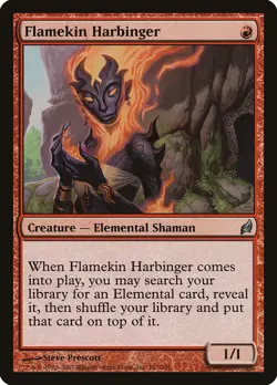 Flamekin Harbinger Lorwyn MTG Magic the Gathering Excellent 2Fire Games - Image 1