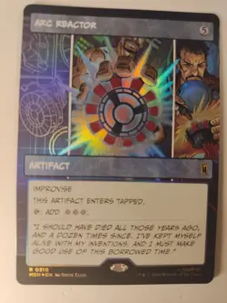 Foil Arc Reactor (Borderless) R Marvel Super Heroes MSH 310 2026 NM - Image 2