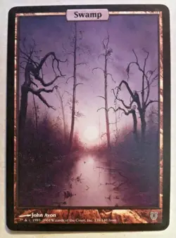 Swamp - Unhinged - Full Art - MTG - Magic: The Gathering - Image 1