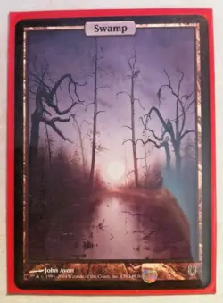 Swamp - Unhinged - Full Art - MTG - Magic: The Gathering - Image 3
