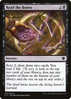 MTG Read the Bones ** Commander 2017 ** English (NM) - Image 1