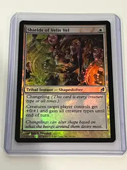 *foil SHIELDS OF VELIS VEL Lorwyn MTG Magic the Gathering - Image 1