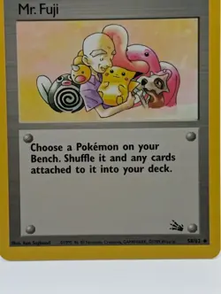 Pokemon Mr. Fuji 58/62 Fossil Regular - Image 4