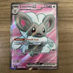 Cinccino ex 105/086 Ultra Rare ME04: Chaos Rising - NM- Pokemon TCG - Image 1