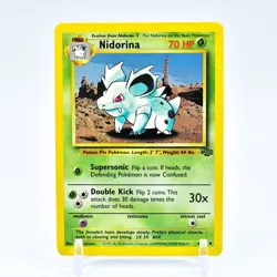 Nidorina - 40/64 Jungle Unlimited Uncommon Pokemon - NM - Image 1