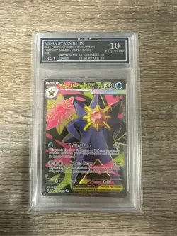 2026 Pokemon Perfect Order Full Art Mega Starmie ex #102 DGA 10 Black Label - Image 1